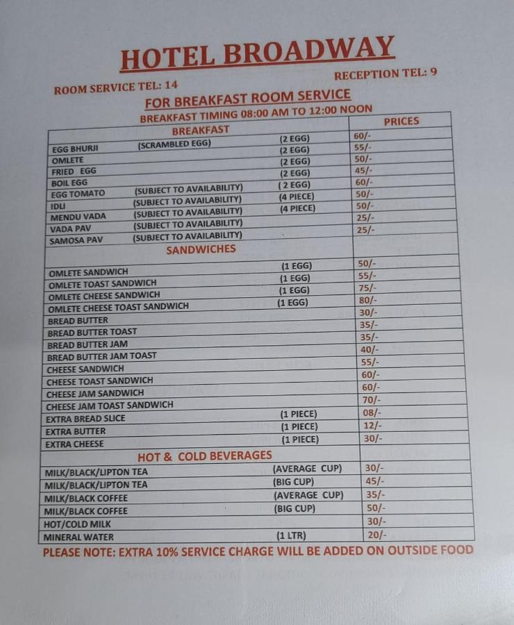 Hotel Broadway Colaba Mumbai Kültér fotó